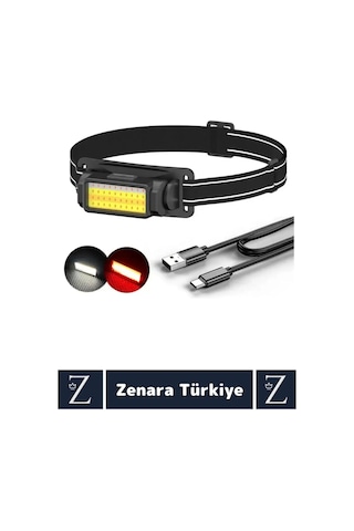 Premium Kamp Avcı Balıkçı Deprem 100- 150 Metre 50 Ledli 5 Mod Aydınlatmalı Şarjlı Kafa Lambası Çok Renkli