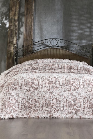 Puffy Pamuk Çift Kişilik Tek Battaniye 200x220 Bordo Bordo