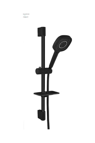 Armour Armatür Banyo Bataryası Seti Siyah Siyah