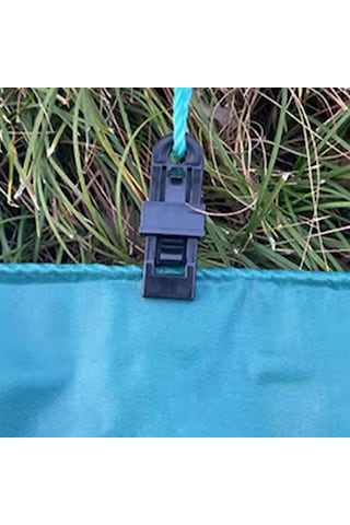 Fosenze Plastik Çadır Klembi, Dayanıklı Tente Sabitleyici, Gösterge Teli Ve Perde İçin Anti-kayma Tutucu, Dış Mekan Kullanımı İçin 10 Adet Diğer