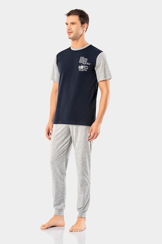Erdem Lacivert Erkek Yazlık Pijama Takımı 2023-04 Lacivert