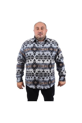 Starbattal Büyük Beden Oduncu Gömlek Red Apple 22210-2739