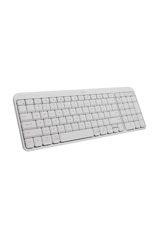 Logitech K251 Kâşığız Bluetooth Klavye, İş Laptopu Ofis Kullanımı Beyaz