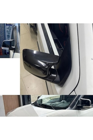 Fiat Doblo D4 Kasa 2015 2016 2017 2018 Uyumlu Yarasa Batman Ayna Kapağı Takımı Parlak Siyah