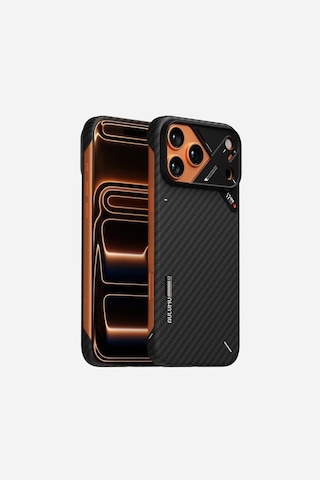 Apple iPhone 17 Pro Uyumlu Ultra Slim Magsafe Destekli Isı Dağıtıcı Aramid Fiber Kılıf A17 Şeffaf