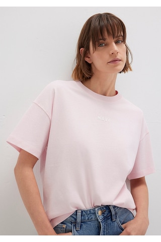 Mavi Kadın Mavı Baskılı Tişört Pink-a Boo 1612518-89200 Pembe
