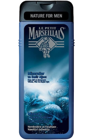 Le Petit Marseillais Men Mineraller ve Sedir Ağacı Duş Jeli 400 ml x 2