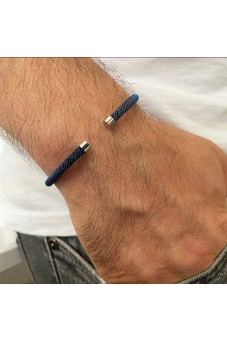 Mavi Çelik Bileklik