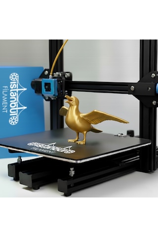İstanbul Filament 3d Baskı Pla Filament Gold Renk 1 Kg Ø 1,75mm 0,05 Mm Bambu Lab Uyumlu 1.75mm