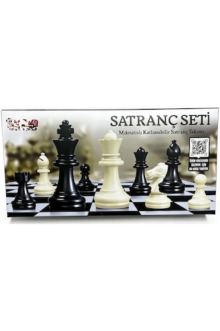 Vrd10660 Mıknatıslı Katlanabilir Satranç