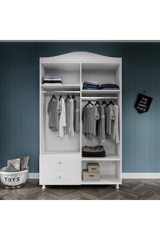 Angel Mavi Kulplu Gardrop