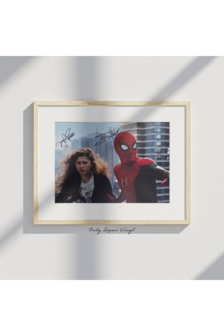Tom Holland & Zendaya, Spider-man 20x30 Cm Boyutunda Islak İmzalı
