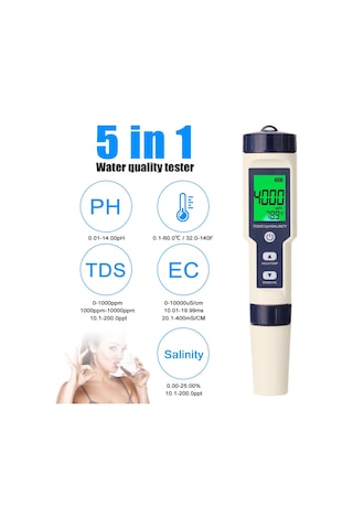 Tignapoo 5 İn 1 Profesyonel Çok Parali Kombo Test Ölçer