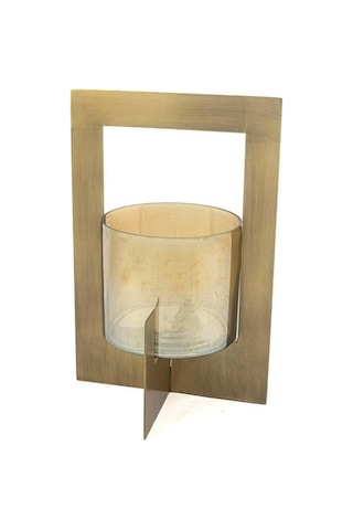 Mikasa Moor Gold Gri Cam Mumluk 21x21x32cm Gold