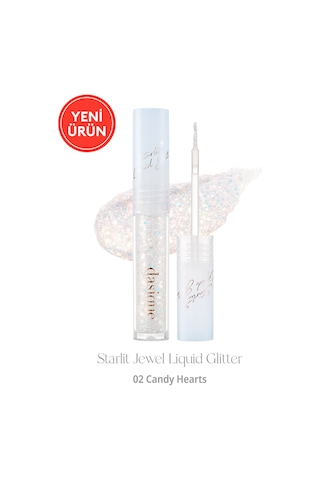 Dasique İnci Işıltılı Likit Glitter Starlit Jewel Liquid Glitter 02 Candy Hearts 02 Candy Hearts