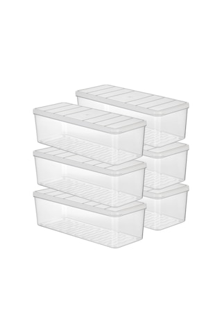 Selka Home Nora Saklama Kabı 2 L 6'lı Set