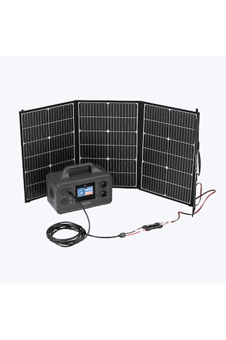 Antfea S500pro Taşınabilir Güç Sistemi 500w + 100w Taşınabilir Güneş Paneli + Mc4 Xt60 Dönüşüm Kablosu 5m