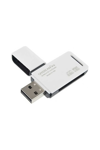 Ekılıf - Micro Çoklu Kart Okuyucu - Beyaz - T10159 Beyaz