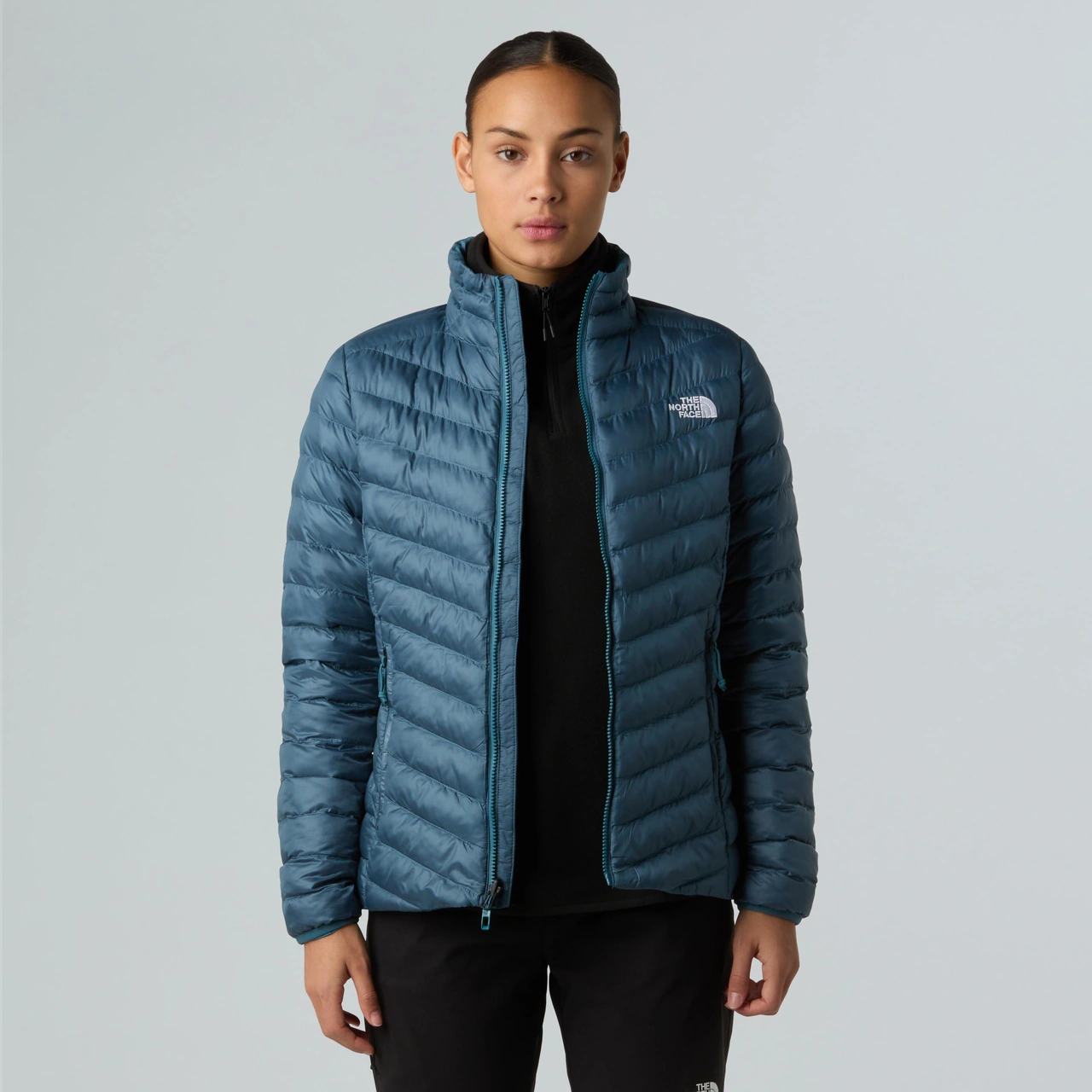 The North Face W Huila Synth Jacket Kadın Mont-30563 Mavi