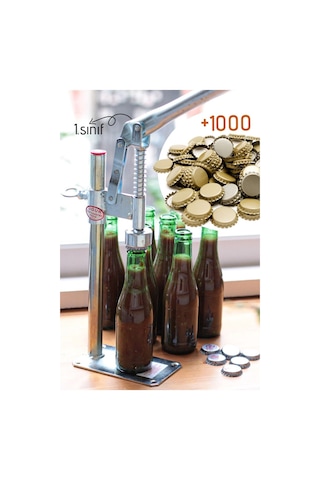 Morpanya Şişe Kapatma Aleti Soda Gazoz Kapağı Kapama Makinası 1000 Adet Ka