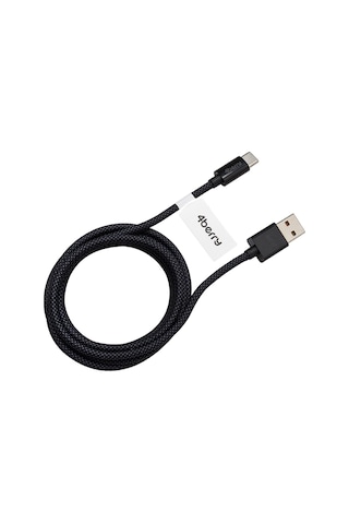 Eco-cc Siyah Usb-c-c Örgülü Kablo 2 M, 60 W Hızlı Şarj