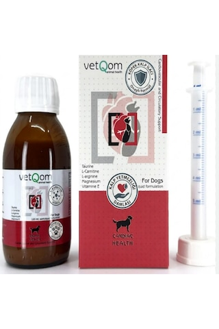 Vetqom Canine Cardiac Health 120 Ml Köpekler İçin Kalp Kası Güçlendirici L-karnitin Solüsyonu