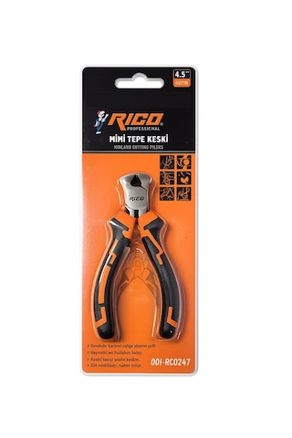 Rico Mini Pense Seti Kargaburun Yankeski Kerpeten 4 Parça 115mm