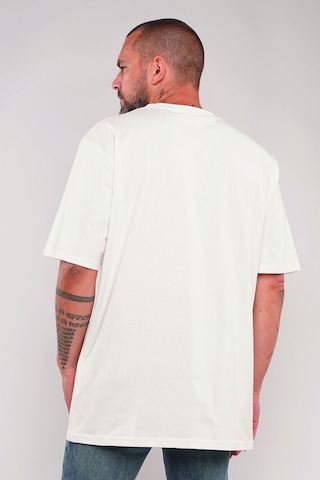 Gabria Bisiklet Yaka Erkek T-shirt Beyaz