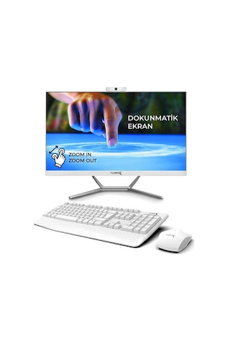 Turbox TAX960 i5-6400 16 GB 256 GB SSD 23.8" Dos Dokunmatik Ekran Webcam AIO Masaüstü Bilgisayar