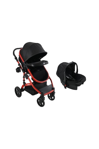 Mamma Grande 6 İn 1 Yeni Nesil Mama Tablalı Çift Yönlü Amortisörlü Travel Sistem Bebek Arabası