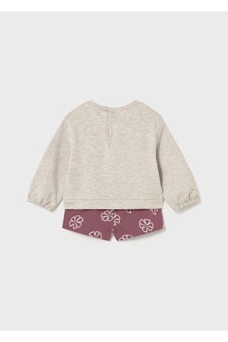 Mayoral Kız Bebek Şort Sweatshirt Takım 2262 Pembe
