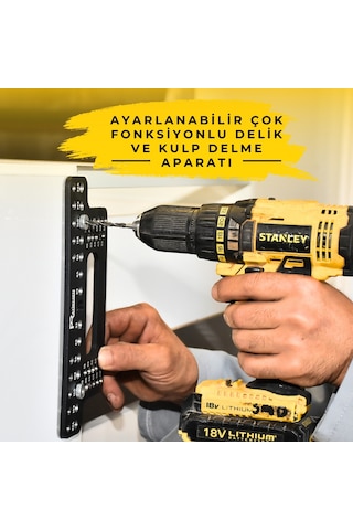 Ayarlanabilir Çok Fonksiyonlu Kulp Ve Delik Delme Aparatı