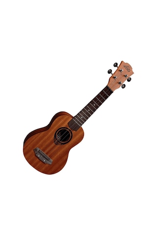 Lag Glu Tku8S Tiki Soprano Natural Ukulele.