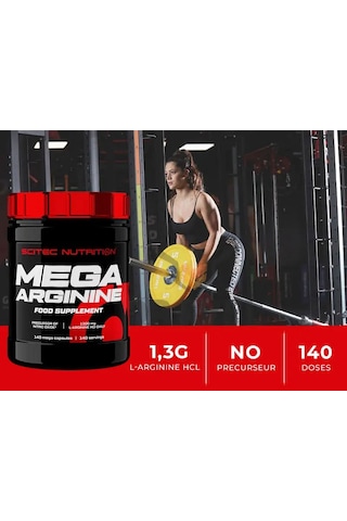 Scitec Mega Arginine Arjinin Nitric Oxide 140 Caps