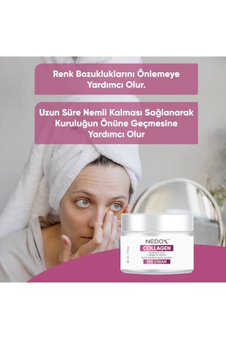 Nedox Kırışıklık Karşıtı Göz Çevresi Kolajen Kremi 50 ML