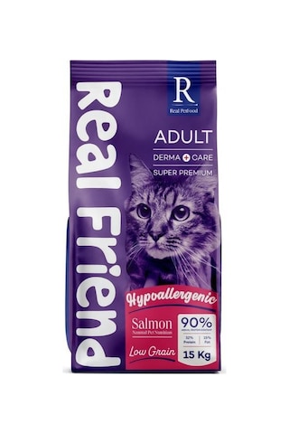 Real Friend Derma Care Hypoallergenic Salmon 32/15 Kedi Maması 15 Kg