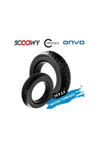 10 İnç Elektrikli Scooter Patlamaz Dolgu Lastik Scooter Lastiği