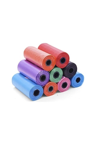 Kyrotech 8'li Evcil Hayvan Atık Toplama Torbası, Kediler Ve Köpekler İçin Taşınabilir Kaka Poşeti, Sızdırmaz, D