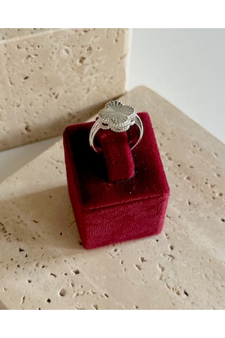 Silver Yonca Yüzük Çok Renkli