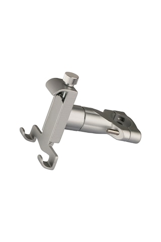 Geeksen Alüminyum Motosiklet Bisiklet Telefon Tutucu, 55-100mm Telefonlar İçin, 19-30mm Direk Uyumlu, Güçlü Sabitleme, Güvenli Sürüş, Gümüş GÜMÜŞ