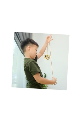 Metal Yoyo Oyuncak Extra Rulmanlı Profesyonel Yo-yo Oyuncağı Unresponsive Yoyo Gold