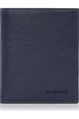 Cengiz Pakel Hakiki Deri Erkek Cüzdan 13650-Lacivert-13650-Lacivert