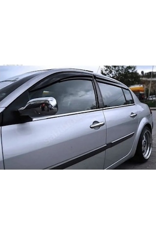 Renault Megane 2 Sedan Cam Rüzgarlığı Parlak Siyah