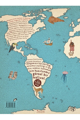 Atlas: Kıtalar-Denizler-Kültürler Arası Yolculuk Rehberi - Aleksandra Mizielinska -  Daniel Mizielinski - Domingo Yayınevi