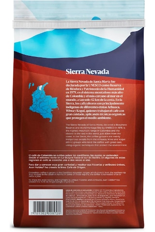 Juan Valdez Sierra Nevada Öğütülmüş Filtre Kahve 283 G