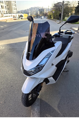 Motocam Honda Pcx Ön Cam 2021-2024 Model 47cm Siyah Renkli 4mm Sportif