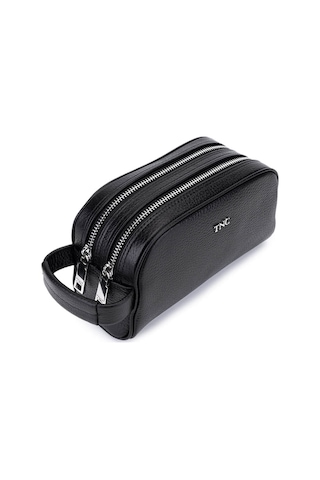 Tamer Tanca Erkek Hakiki Deri Siyah Floter El Çantası 301 230217 Erk Cnt Sk25-26 Sıyah Fltr Siyah