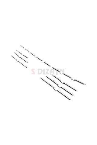 S-Dizayn Renault Megane 4 Krom Ön Tampon Çıtası 7 Prç. 2020 Üzeri