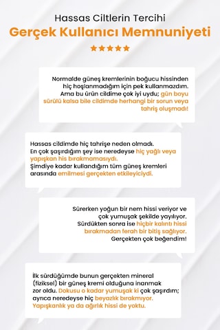 Hassas Atopik Ciltlere Bariyer Koruyan Mineral Güneş Kremi Zeroıd Daily Sun Cream Spf50+ Pa++++