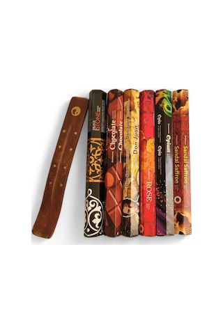 Black Stone, Chocolate, Don Juan, Rose, Optium, Sandalo Hediyeli 6x20 Tütsü